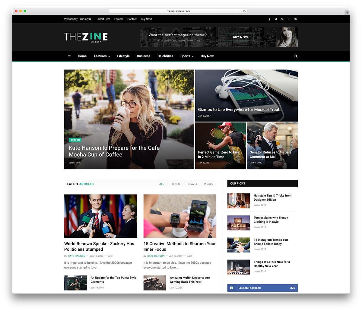 giao diện WordPress