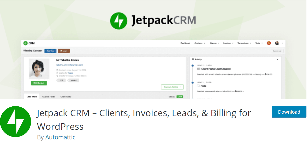 plugin CRM