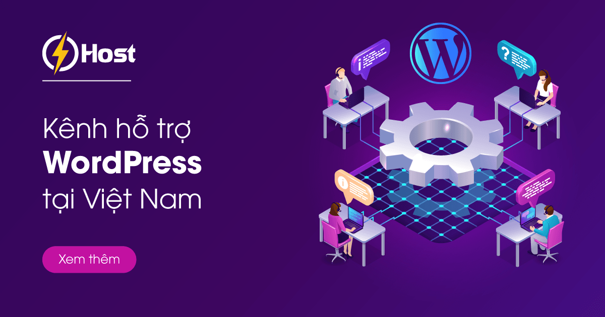 hỗ trợ wordpress