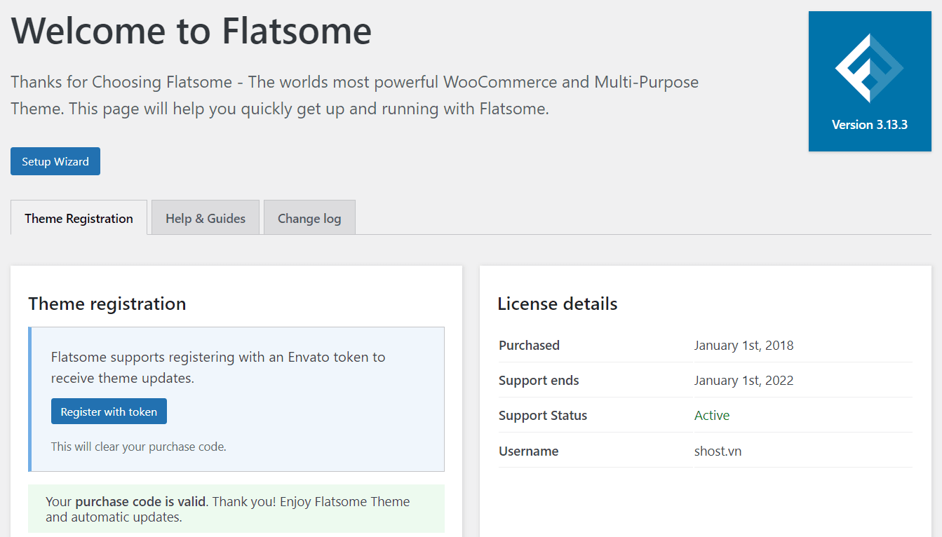 Giao diện Flatsome