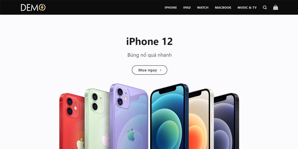 Mẫu Website Bán Hàng