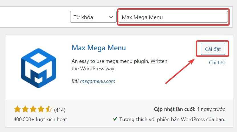 Plugin tạo Menu