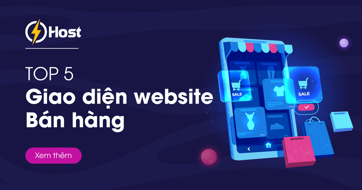 giao diện website bán hàng