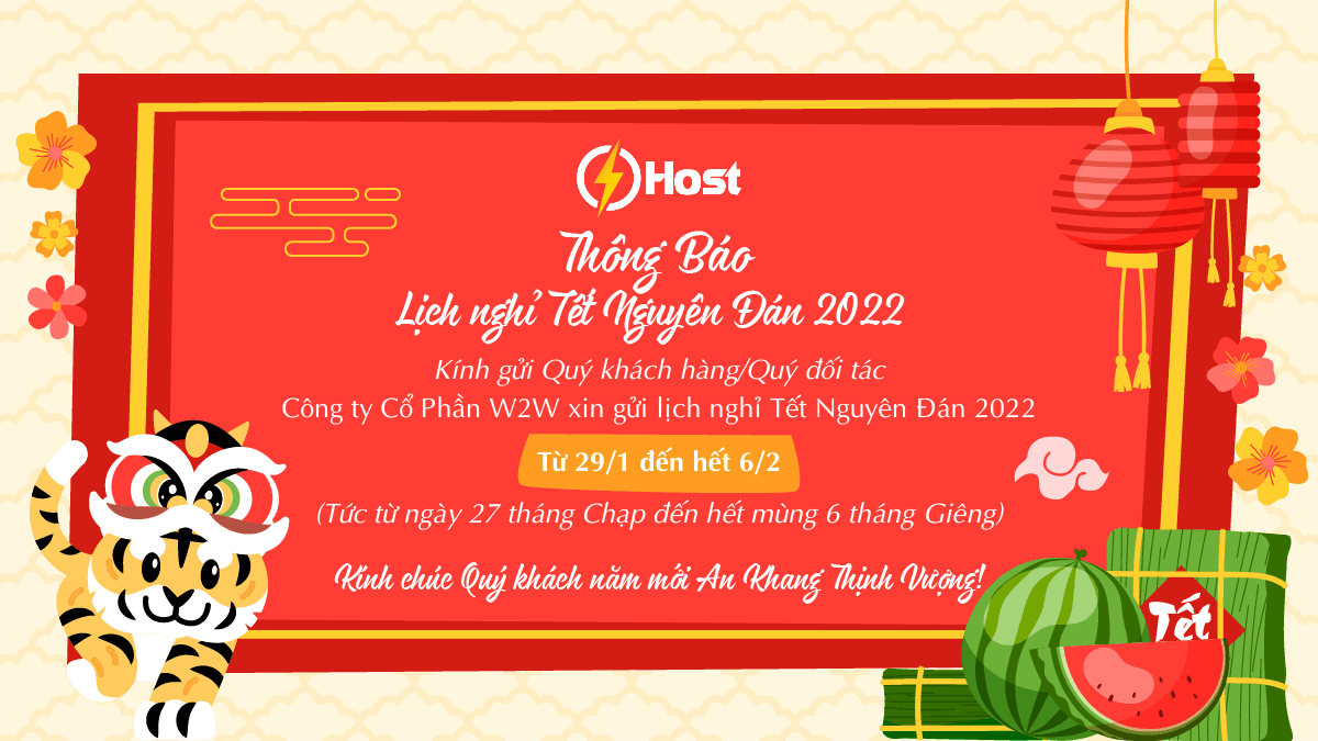thông báo lịch nghỉ tết nguyên đán 2022