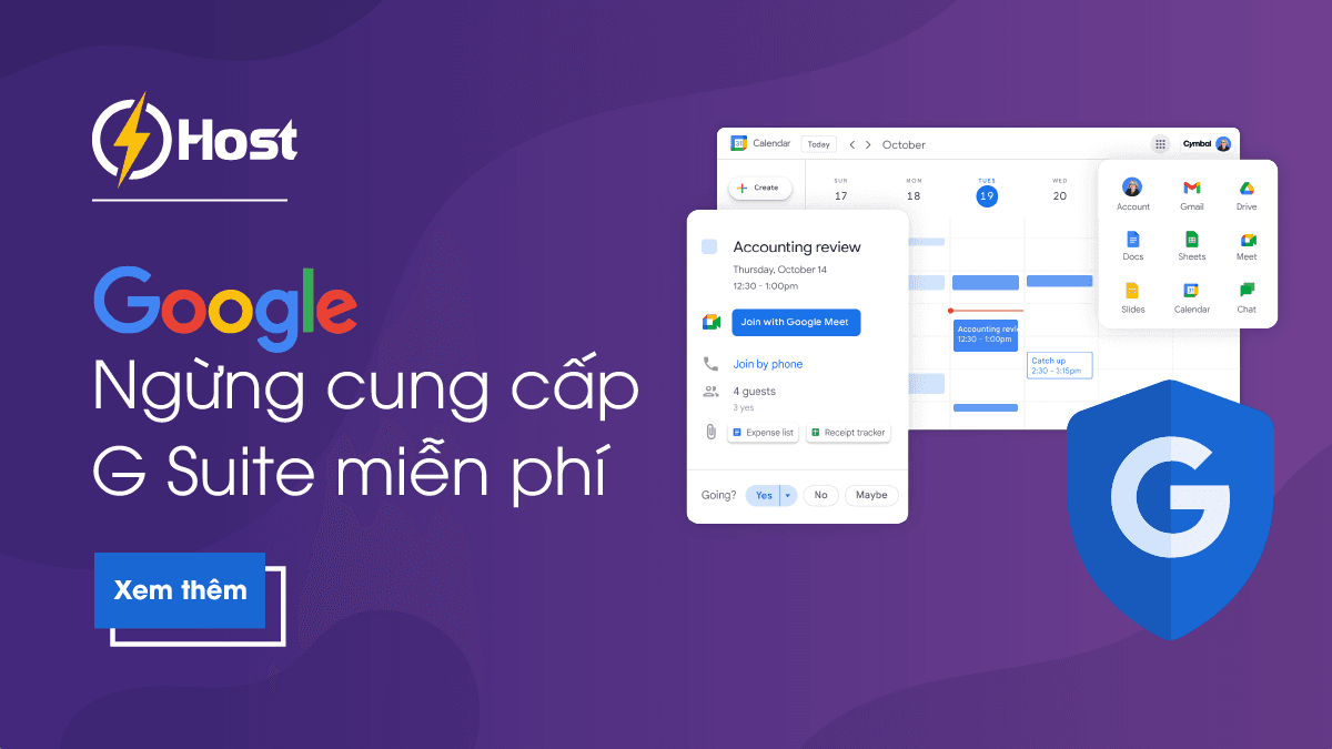 G Suite miễn phí