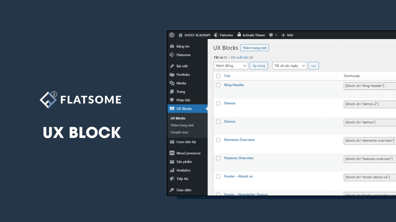 Flatsome là gì? Tổng quan giao diện Flatsome