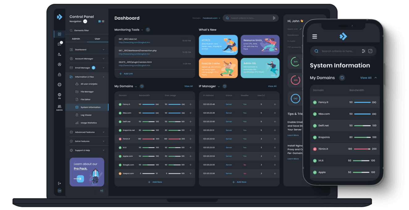 DirectAdmin là gì? Giới thiệu ưu và nhược điểm của DirectAdmin